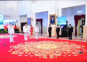 Presiden Lantik Gubernur dan Wakil Gubernur Kaltara dan Sulut Masa Jabatan 2021-2024