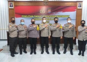 Tim Puslitbang Polri Kunjungi Polres Serang Kota Tinjau Kepercayaan Masyarakat Terhadap Kinerja Polri