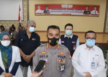 Ratusan Personel Polda Banten Antusias Ikuti Donor Plasma Konvalesen