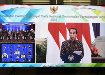 Buka Rakernas Kemendag, Presiden Dorong Kontribusi Besar Sektor Perdagangan Bagi Pemulihan Ekonomi