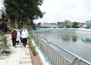 Airin Resmikan Tandon Puri Bintaro Hijau