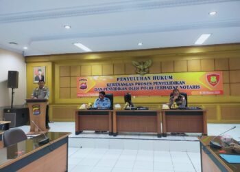Bidkum Polda Banten Gelar Penyuluhan Hukum Tentang Proses Lidik Sidik Terhadap Notaris