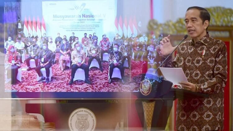 Buka Munas V Apkasi, Presiden: Jaga Kewaspadaan dalam Hadapi Pandemi