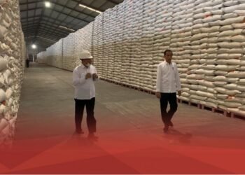 Bulog: Stok Beras Nasional Capai 1 Juta Ton