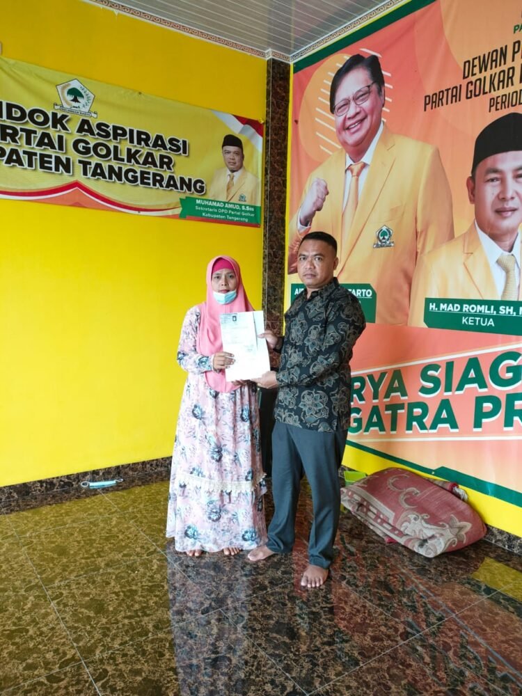Di Pondok Aspirasi Golkar, Warga Rajeg Ngadu Soal Ini