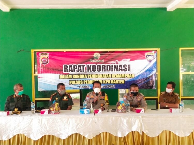 Dirbinmas Polda Banten Hadiri Rakor Perhutani KPH Banten