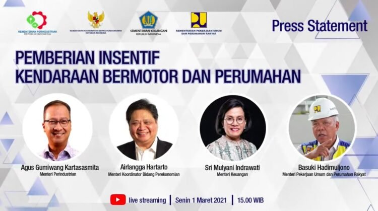 Insentif Kendaraan Bermotor dan Properti untuk Gairahkan Konsumsi dan Percepat Ritme Pemulihan Ekonomi