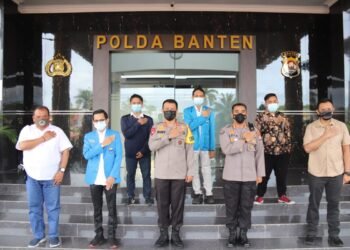 Jalin Sinergitas, PMII Banten Kunjungi Polda Banten