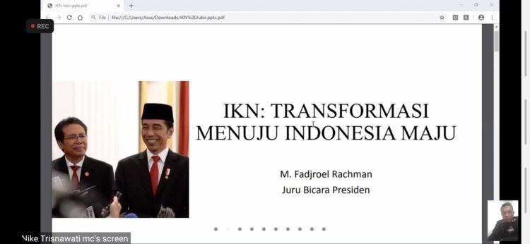 Jubir Presiden Fadjroel Rachman Jadi Pembicara Pada Dialog Bertema IKN untuk Indonesia Maju