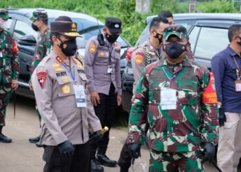 Kapolda Banten Bersama Pangdam III Siliwangi, Dampingi Kunker Presiden RI di Banten