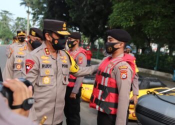 Kapolda Banten Cek Kesiapsiagaan Personel dan Peralatan Bencana di Kabupaten Lebak