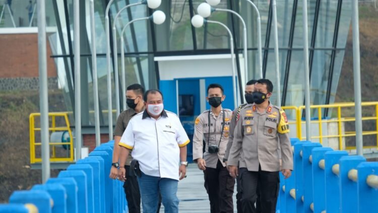 Kapolda Banten dan Wakapolda Banten Cek Kesiapan Pengamanan RI 1 Ke Bendungan Sindang Heula