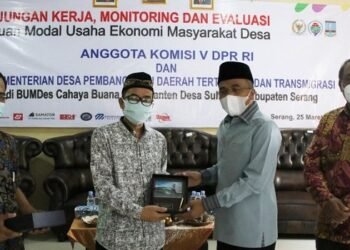 Kunker, DPR RI dan Kemendes Siap Bantu BUMDes Cahaya Buana Paku Banten