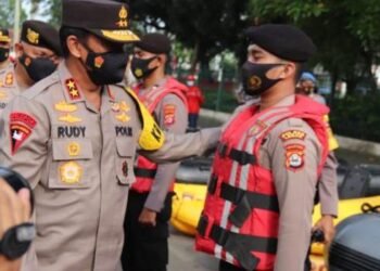 Lebak Rawan Bencana, Kapolda Banten Inspeksi Kesiagaan Personel