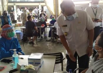 Pemkot Tangsel Fasilitasi Vaksinasi 900 Pedagang di Tangsel