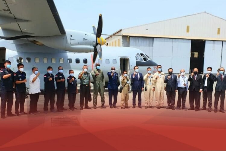 Pesawat CN235-220 Buatan PT Dirgantara Indonesia Tiba di Dakar, Senegal