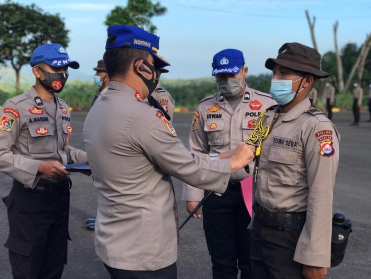Polda Banten Gelar Pengukuhan dan pelantikan serta pemberian nama Siswa Diktuk Bintara Polri TA.2020/2021