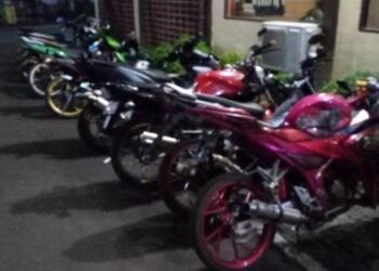 Polres Cilegon Amankan 7 Pelaku Balap Liar, 1 Positif Narkoba