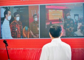 Presiden Jokowi Pastikan Kesiapan Sidoarjo Gelar Vaksinasi Massal