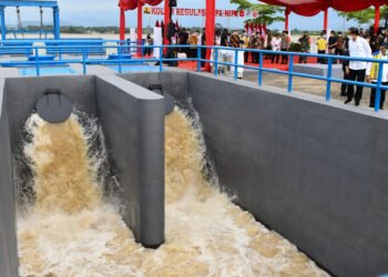 Presiden Jokowi Resmikan Kolam Regulasi Nipa-nipa di Sulsel