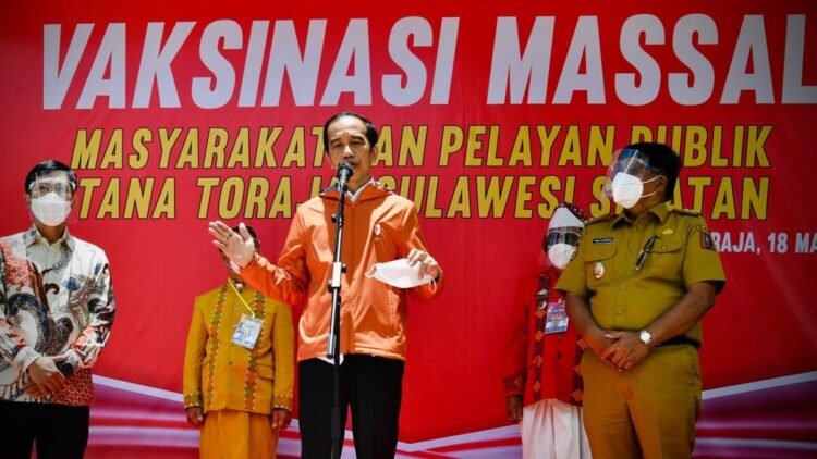 Presiden: Semoga Dapat Kurangi Laju Penyebaran Pandemi di Tana Toraja