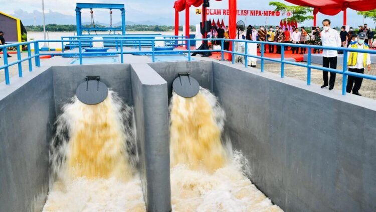 Resmikan Kolam Regulasi Nipa-Nipa, Presiden: Bermanfaat untuk Kurangi Banjir di Makassar
