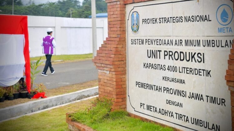 Resmikan SPAM Umbulan, Presiden: Segera Selesaikan Sambungan ke Rumah Tangga
