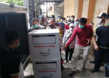Ribuan Pengemudi Umum dan Online di Kota Tangerang Siap Divaksinasi
