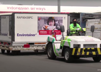 Tahap ke-8, Enam Juta Dosis Vaksin COVID-19 Tiba di Tanah Air