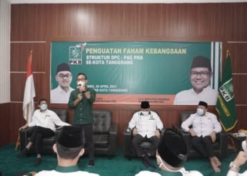 Berikan Arahan Politik di DPC PKB Kota Tangerang, Rano Alfath: 2024 Targetkan 20 Persen Suara