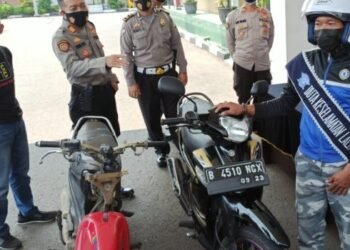Bikers Viral Dihadiahi Sepeda Motor dan Jadi Duta Keselamatan Lalu Lintas