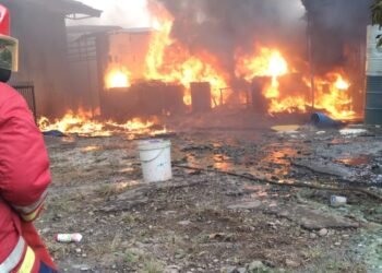 Gudang Bahan Kimia di Cisauk Terbakar: Satu Luka, Kerugian Capai Rp 500 Juta