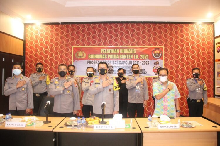 Kapolda Banten Buka Pelatihan Manajemen Media Jurnalisme Kepolisian