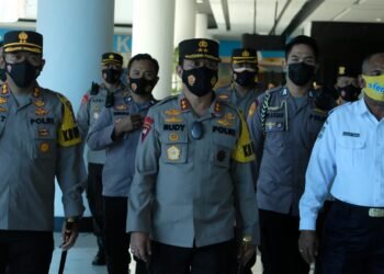 Kapolda Banten Cek kesiapan Pelayanan ASDP Merak