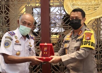 Kapolda Banten terima kunjungan Kepala Kantor Kesyahbandaran dan Otoritas Pelabuhan Kelas I Banten Provinsi Banten