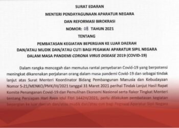 Menteri PANRB Larang ASN Mudik dan Cuti Saat Lebaran