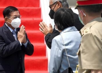 Panglima Militer Myanmar Jenderal Min Aung Hlaing Tiba di Indonesia