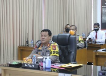 Polda Banten Gelar Anev Opsnal dan Anev Operasi Aman Nusa II Tahun 2021