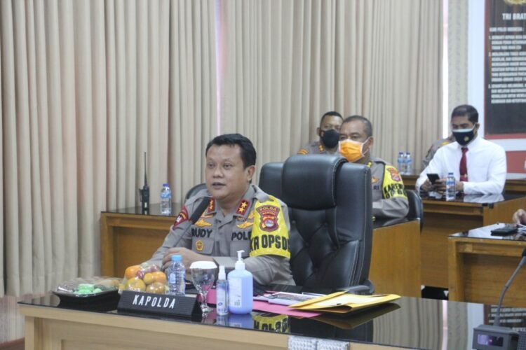 Polda Banten Gelar Anev Opsnal dan Anev Operasi Aman Nusa II Tahun 2021