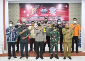 Polda Banten Hadiri Launching Aplikasi SINAR (SIM Nasional Presisi) Melalui Aplikasi Zoom Meeting