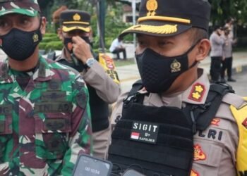 Polres Cilegon Bangun Posko Penyekatan Cegah Pemudik