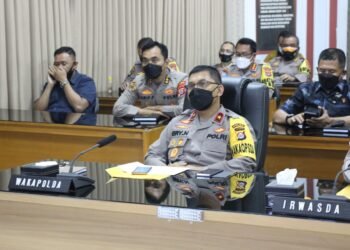 Wakapolda Banten dan PJU Ikuti Anev Program Prioritas Kapolri