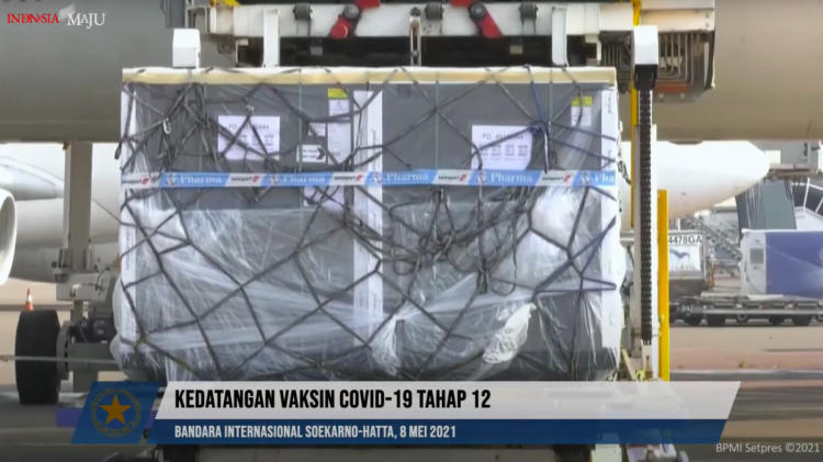 1.389.600 Dosis Vaksin Jadi AstraZeneca Tiba di Tanah Air