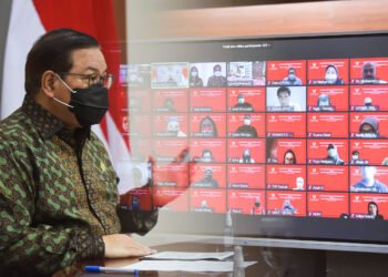 Halal Bihalal Setkab, Pramono Anung: Tetap Maksimal Layani Presiden dan Kabinet Pemerintahan