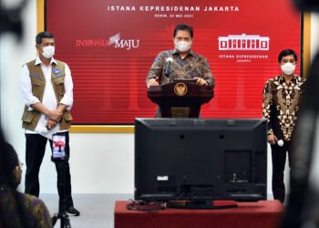 Airlangga: Dampak Pandemi Terhadap Tenaga Kerja Indonesia Telah Berkurang