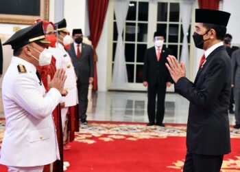 Presiden Lantik Gubernur dan Wakil Gubernur Kalteng Masa Jabatan 2021-2024