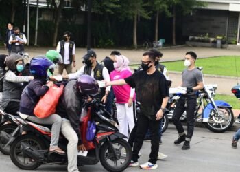 B’Brothers-Pusdiklantas Mabes Polri Santuni Anak Yatim Dan Bagikan Takjil