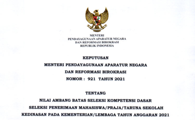 Diselenggarakan Mei-Juni 2021, Inilah Nilai Ambang Batas SKD Sekolah Kedinasan