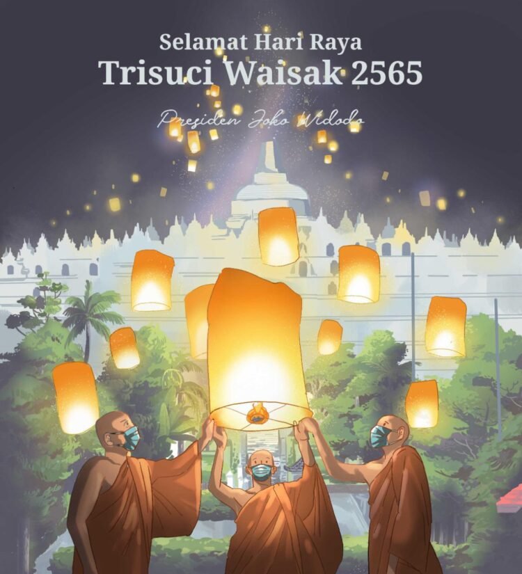 Hari Trisuci Waisak, Presiden: Selalu Ada Cahaya Terang Sesudah Kegelapan
