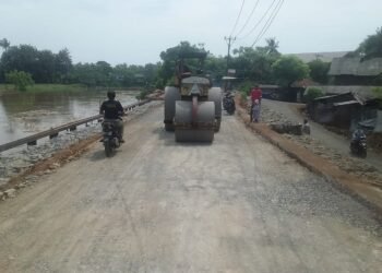 Jalan Tanjung Burung Teluk Naga Sudah Bisa Dilintasi